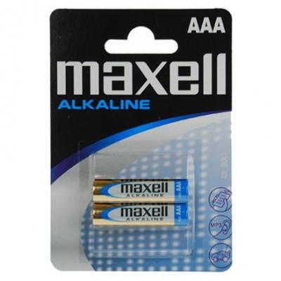 
Батарейки MAXELL алкалиновые ААА 2шт блистер
