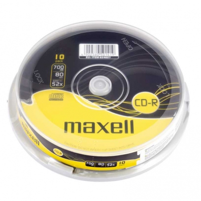 
Диски MAXELL CD-R 700mb 10шт

