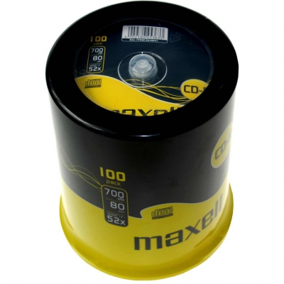 
Диски MAXELL CD-R 700mb 100 шт
