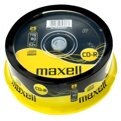 
Диски MAXELL CD-R 700mb 25шт
