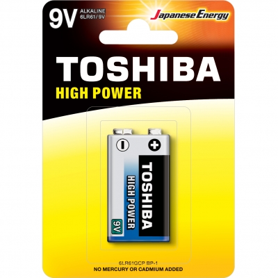 
Батарейка крона Toshiba HIGH POWER 9В
