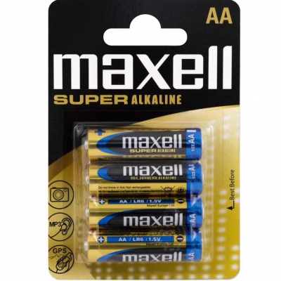 
Батарейка Maxell супер алкалиновые АА
