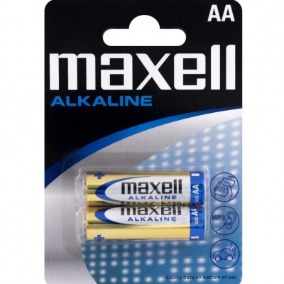 
Батарейки MAXELL алкалиновые АА 2шт блистер
