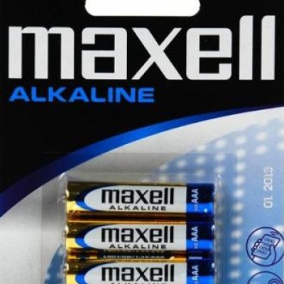
Батарейки MAXELL алкалиновые ААA 4шт блистер
