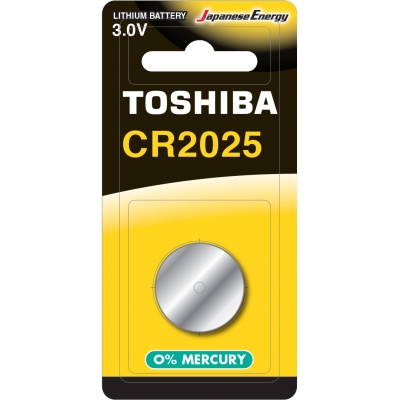 
Батарейки Toshiba CR2025 1шт
