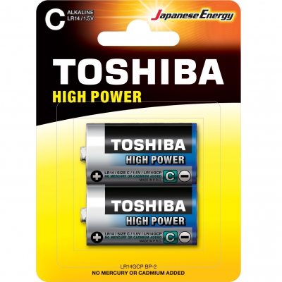 
Батарейки Toshiba HIGH POWER LR14

