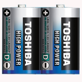 
Батарейки Toshiba HIGH POWER LR20 D 2шт шринк
