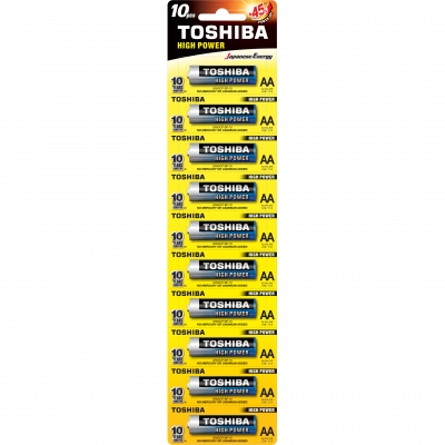 
Батарейки Toshiba HIGH POWER LR6 AA  на ленте 10шт
