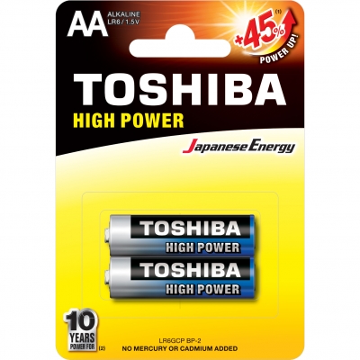 
Батарейки Toshiba HIGH POWER LR6  2шт
